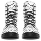 Black and White Bat Boots