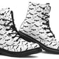 Black and White Bat Boots