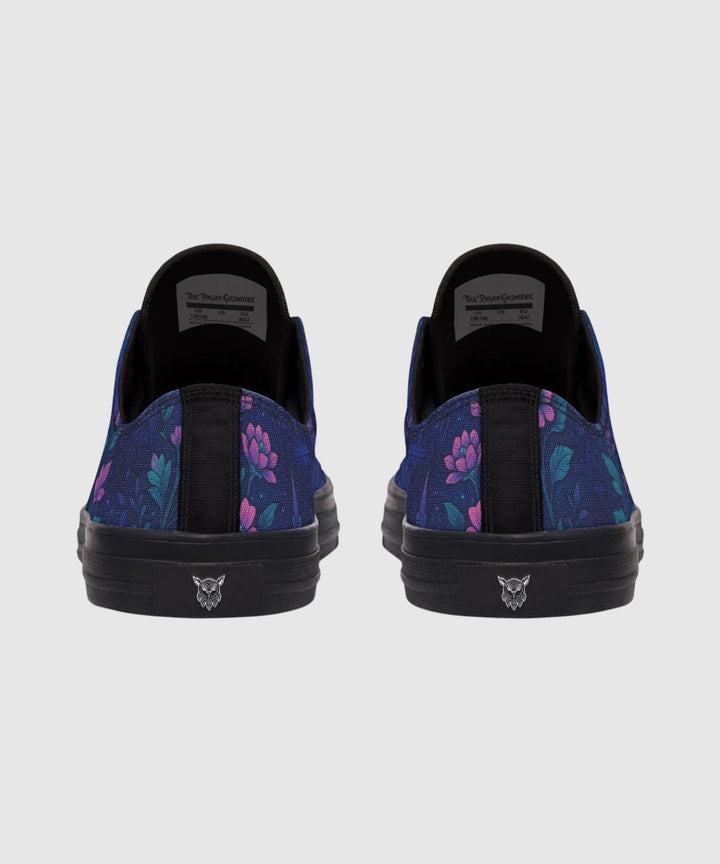Butterfly Cathedral Low Tops - The Pagan Grimoire
