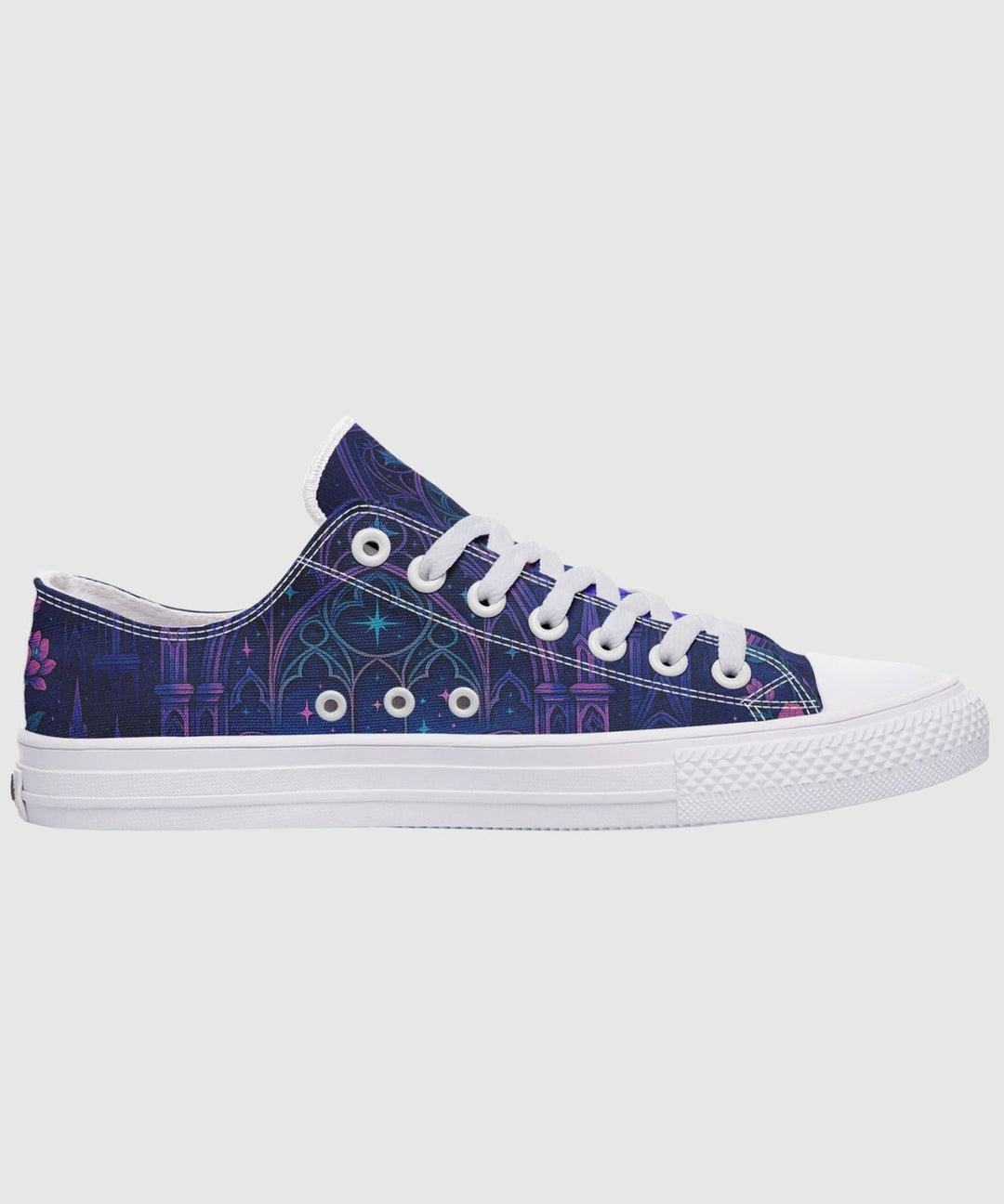 Butterfly Cathedral Low Tops - The Pagan Grimoire