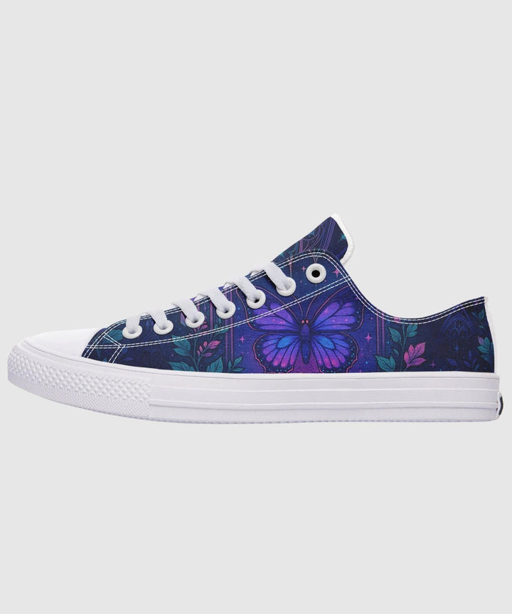 Butterfly Cathedral Low Tops - The Pagan Grimoire
