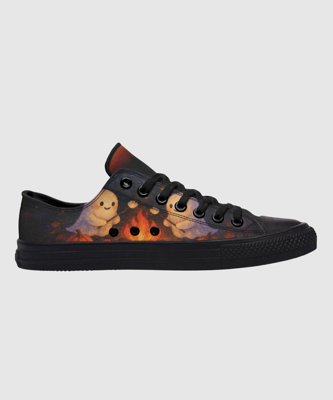 Campfire Ghost Low Tops - The Pagan Grimoire