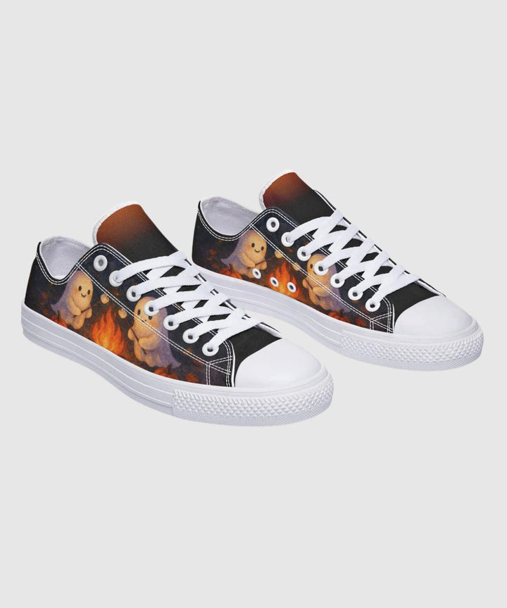 Campfire Ghost Low Tops - The Pagan Grimoire