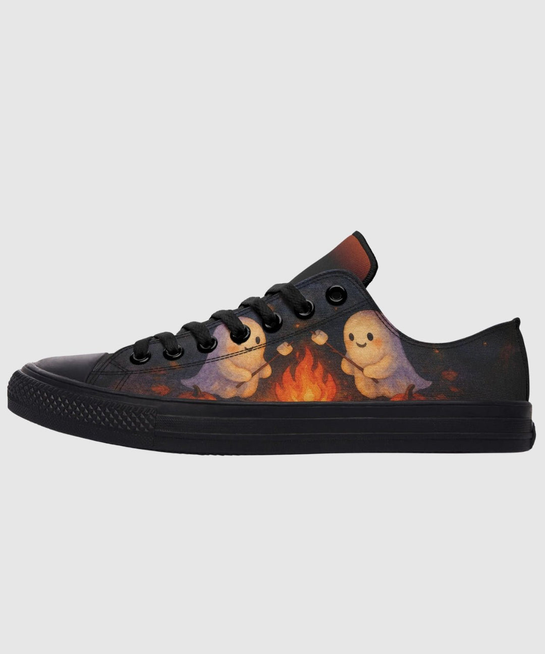 Campfire Ghost Low Tops - The Pagan Grimoire