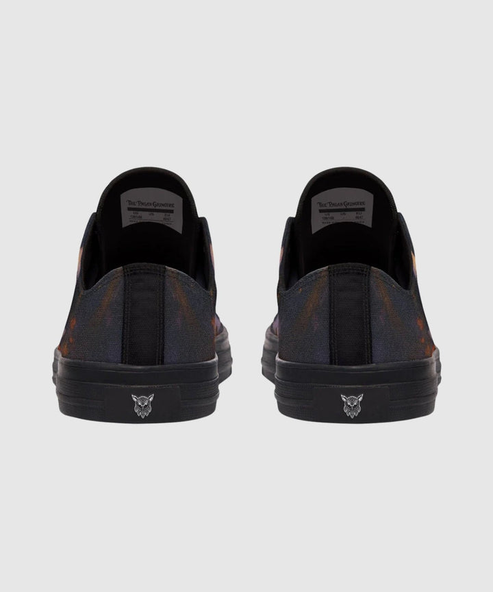 Campfire Ghost Low Tops - The Pagan Grimoire