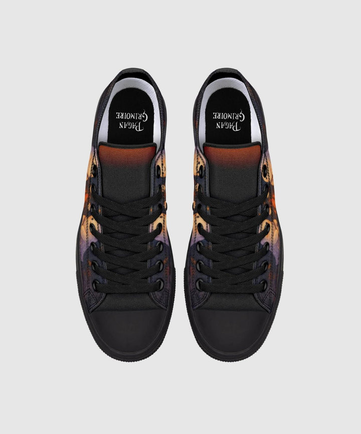 Campfire Ghost Low Tops - The Pagan Grimoire