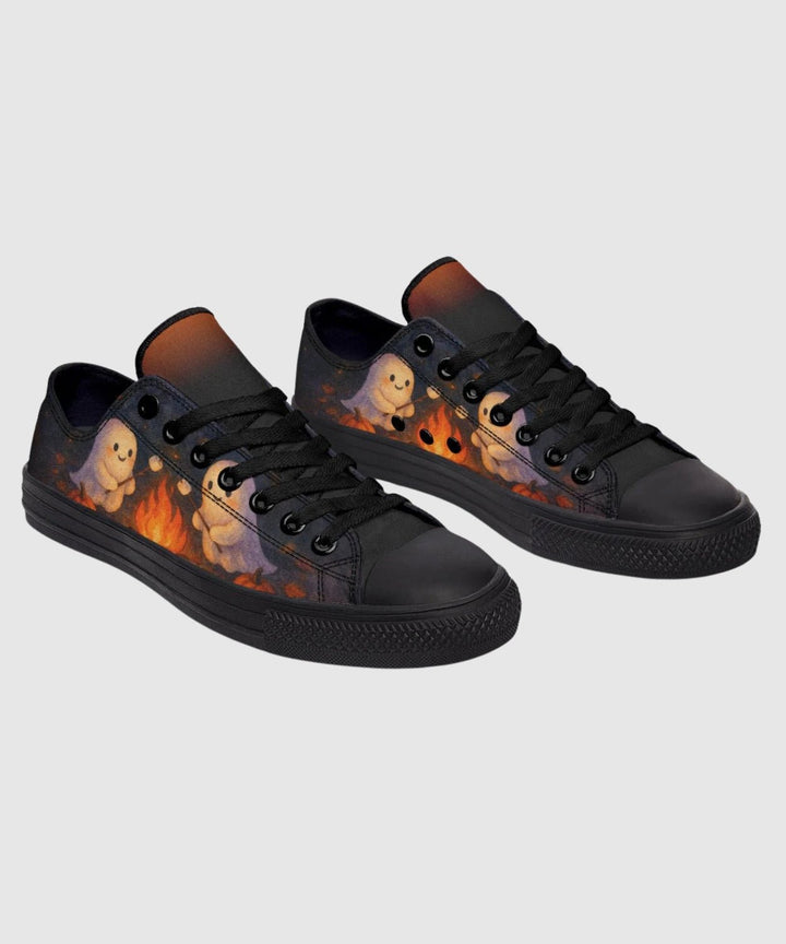 Campfire Ghost Low Tops - The Pagan Grimoire