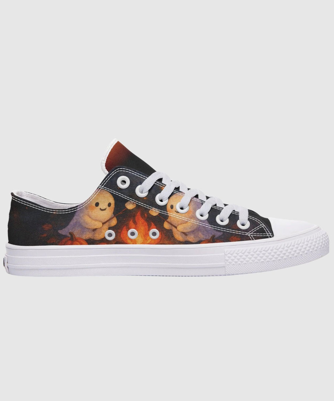 Campfire Ghost Low Tops - The Pagan Grimoire