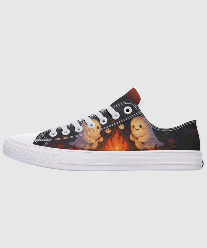 Campfire Ghost Low Tops - The Pagan Grimoire