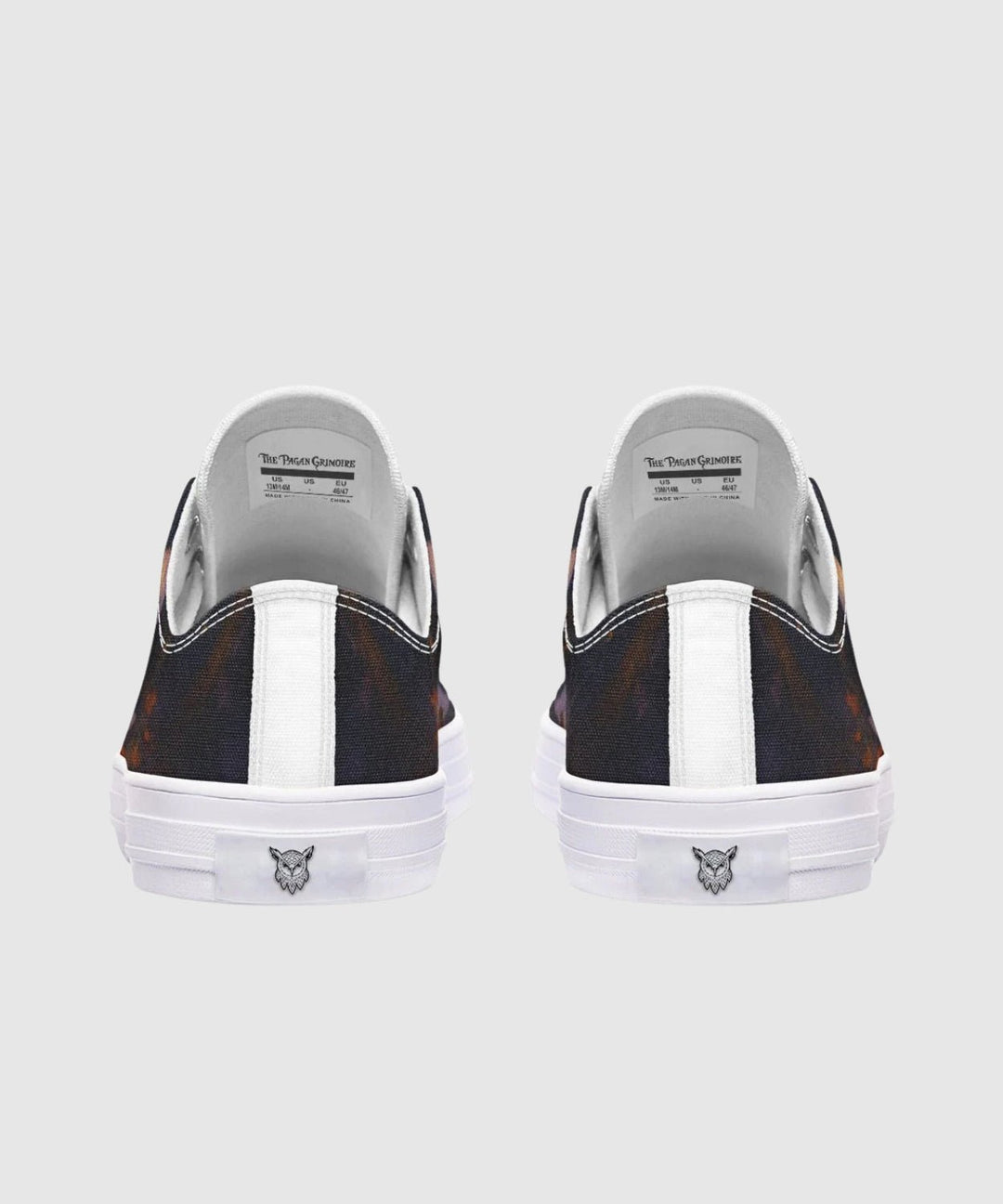 Campfire Ghost Low Tops - The Pagan Grimoire