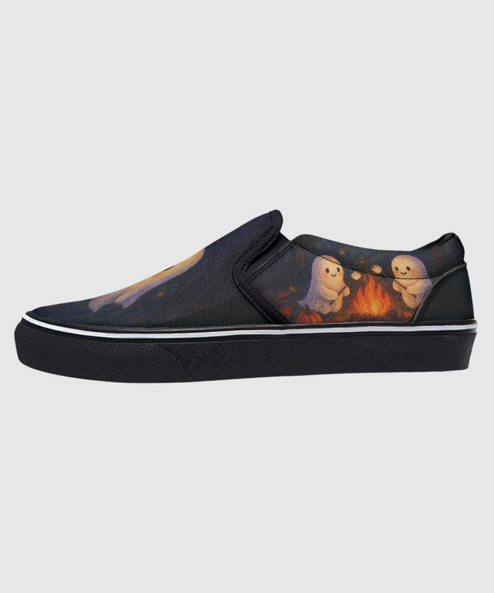 Campfire Ghost Slip - On Shoes - The Pagan Grimoire