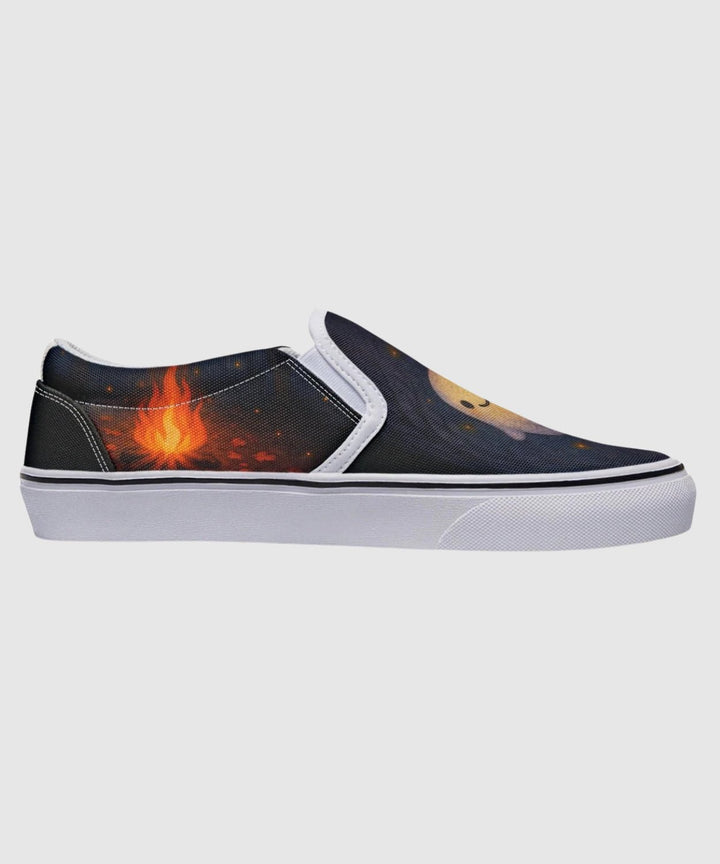 Campfire Ghost Slip - On Shoes - The Pagan Grimoire