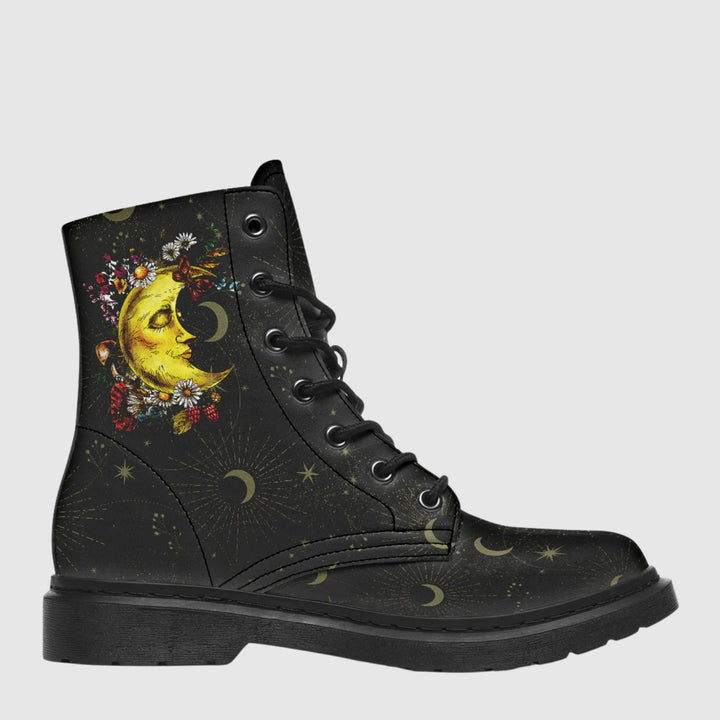 Celestial Moth Combat Boots