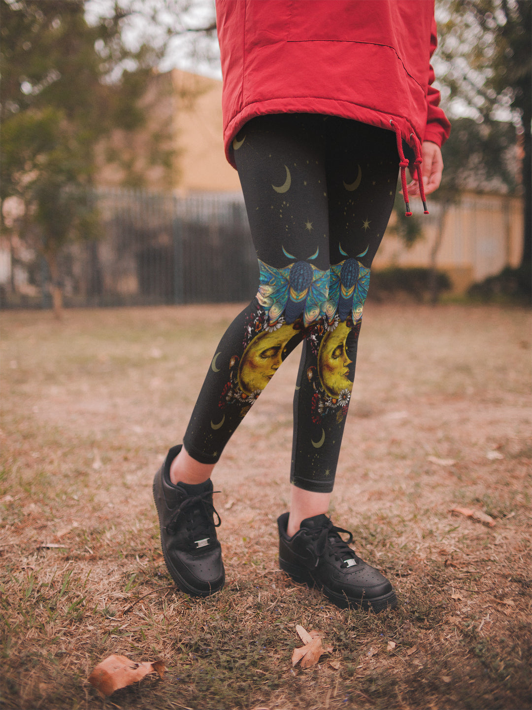 Celestial Moth Leggings - The Pagan Grimoire