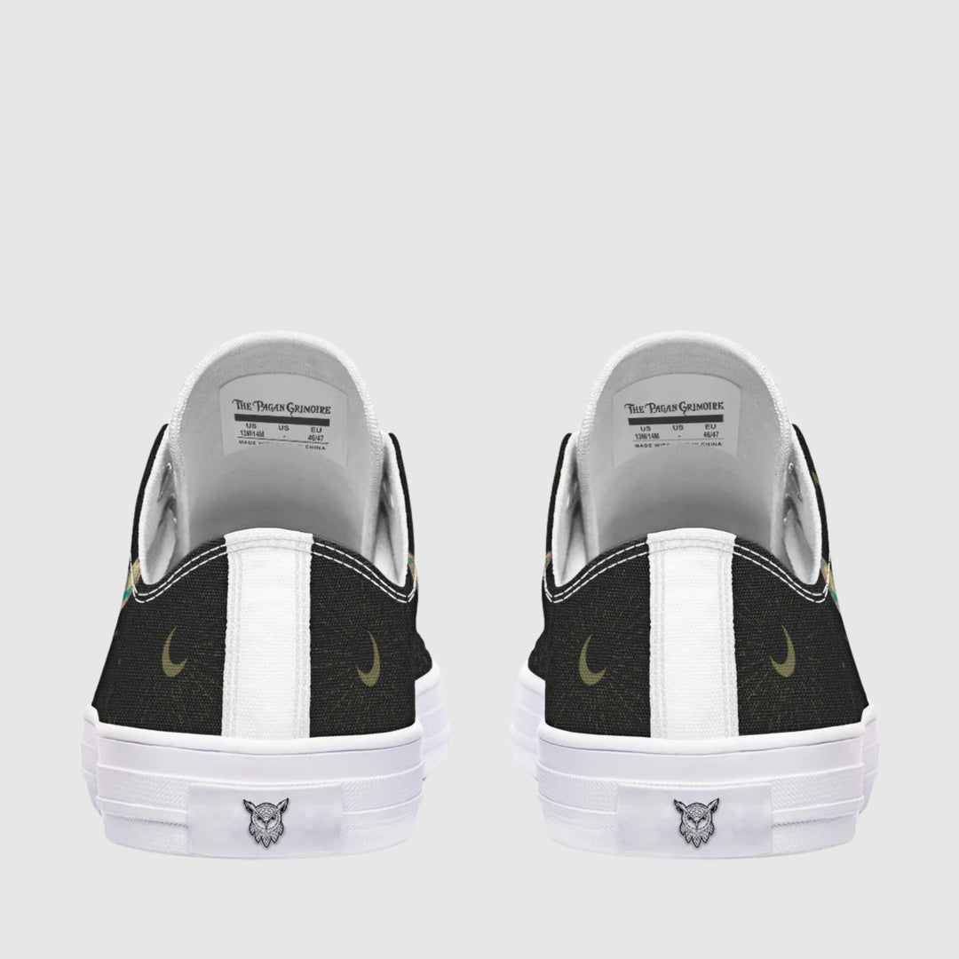 Celestial Moth Low Tops