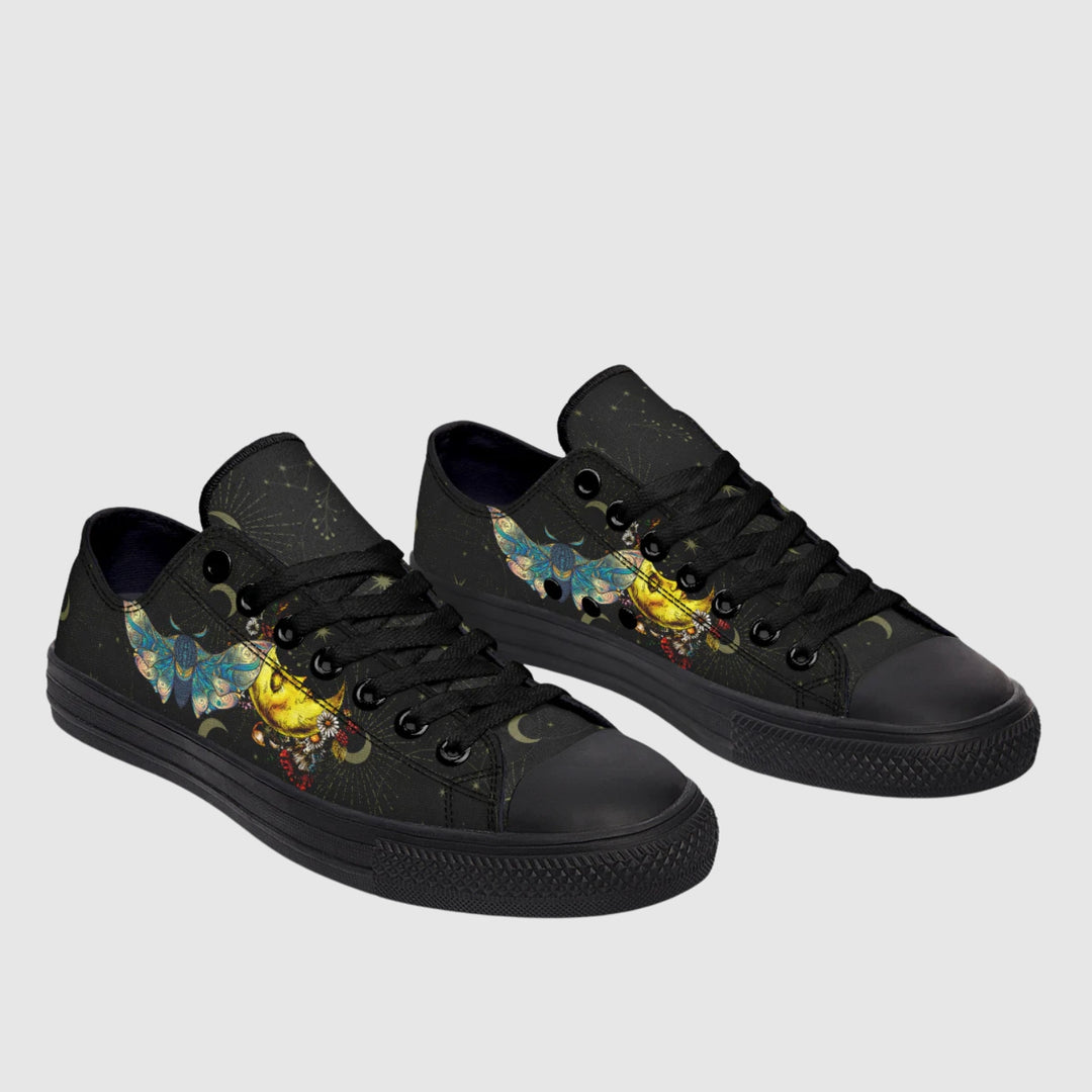 Celestial Moth Low Tops