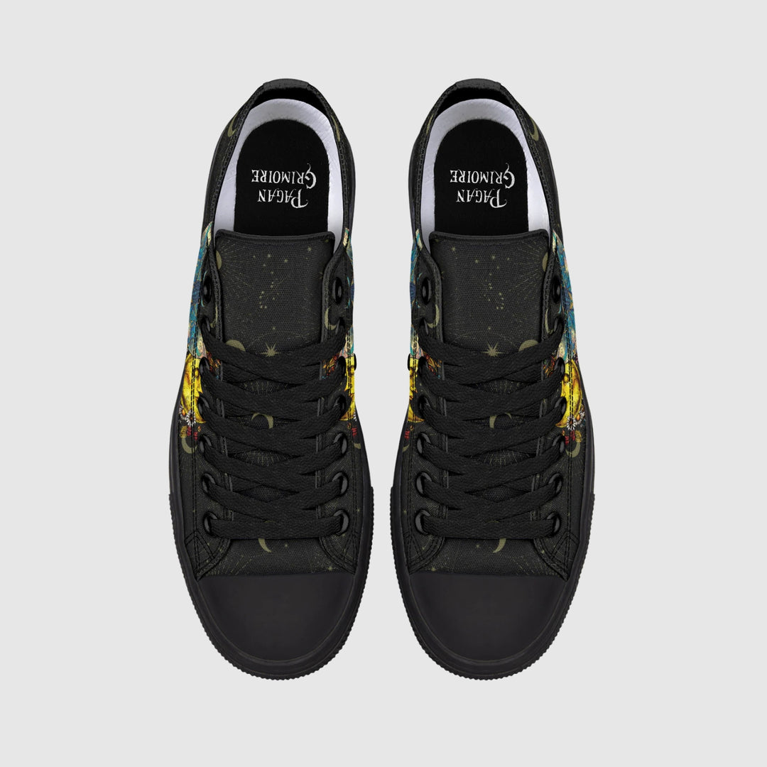 Celestial Moth Low Tops