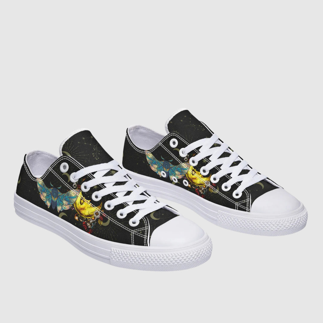 Celestial Moth Low Tops
