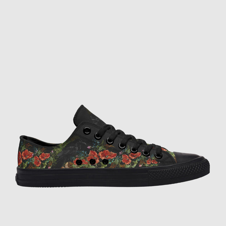 Crimson Raven Low Tops