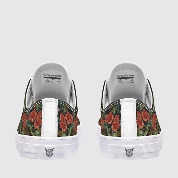 Crimson Raven Low Tops