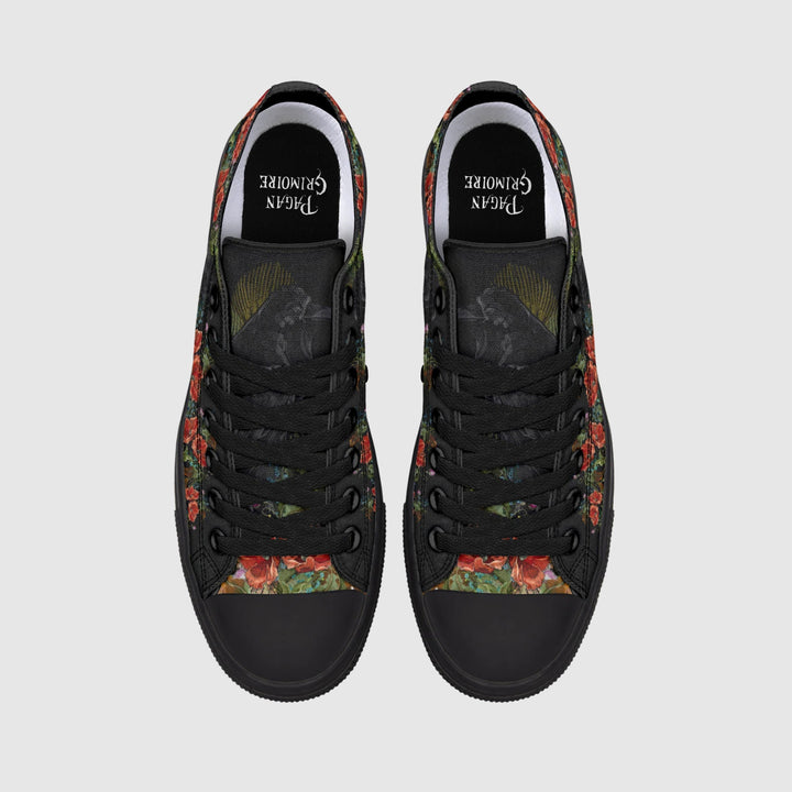 Crimson Raven Low Tops