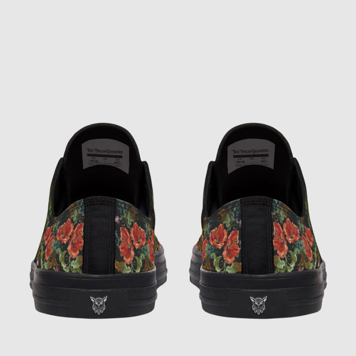 Crimson Raven Low Tops