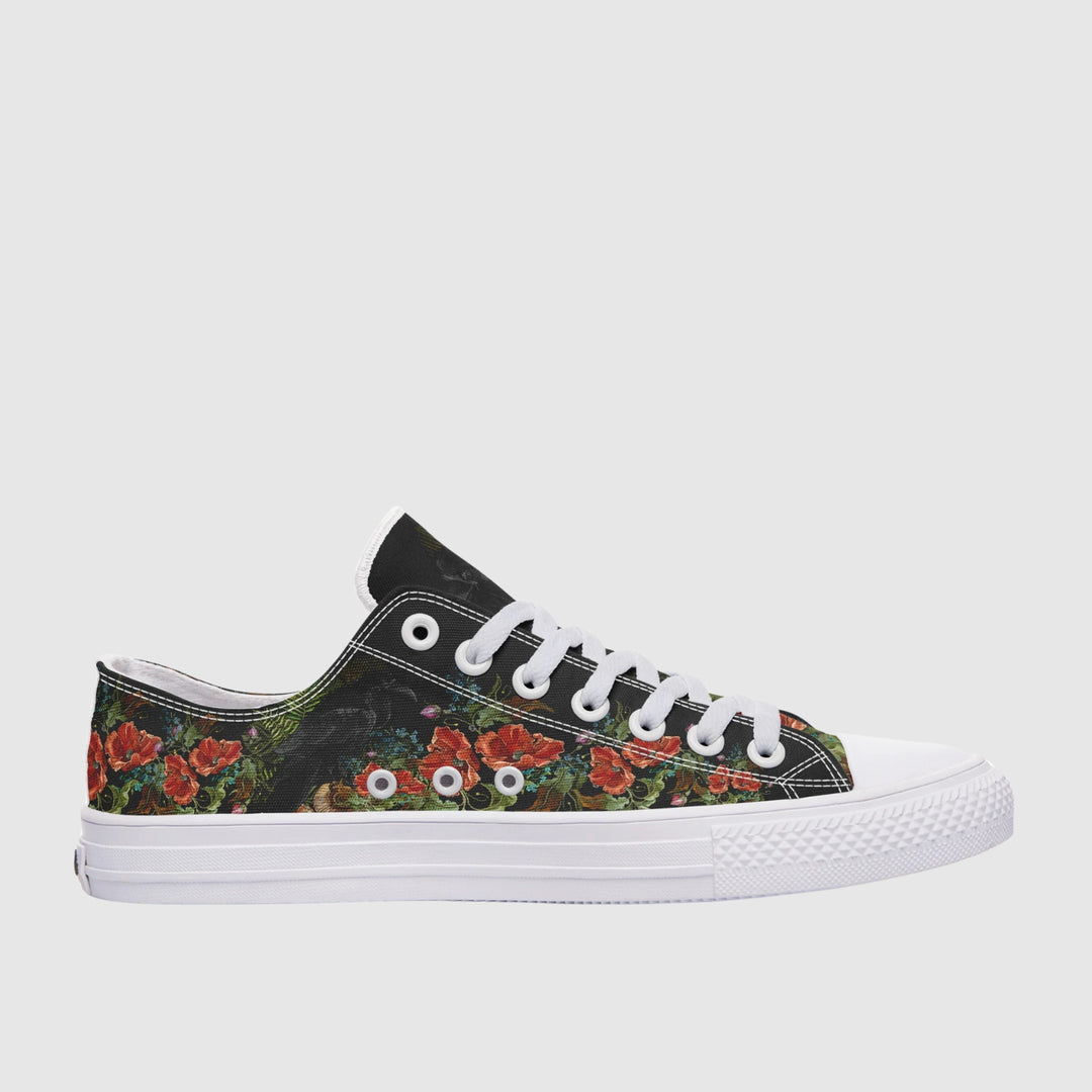 Crimson Raven Low Tops