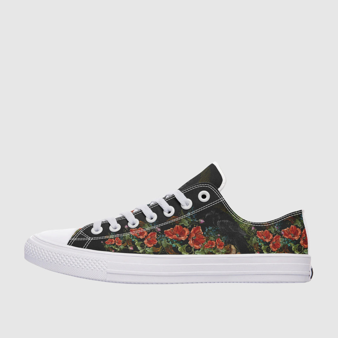 Crimson Raven Low Tops