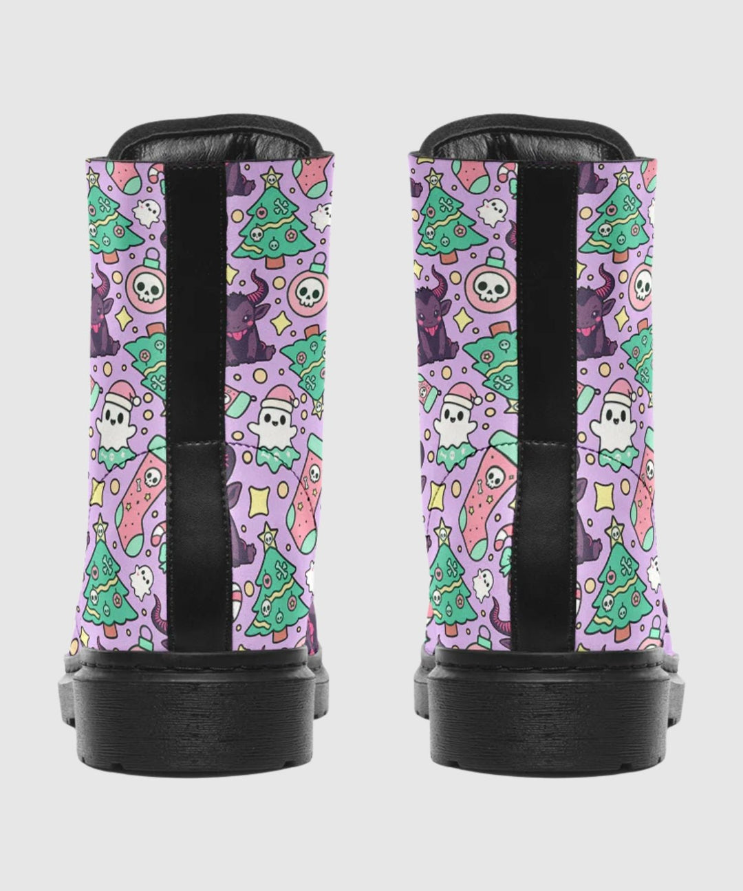 Cute Krampus Combat Boots - The Pagan Grimoire