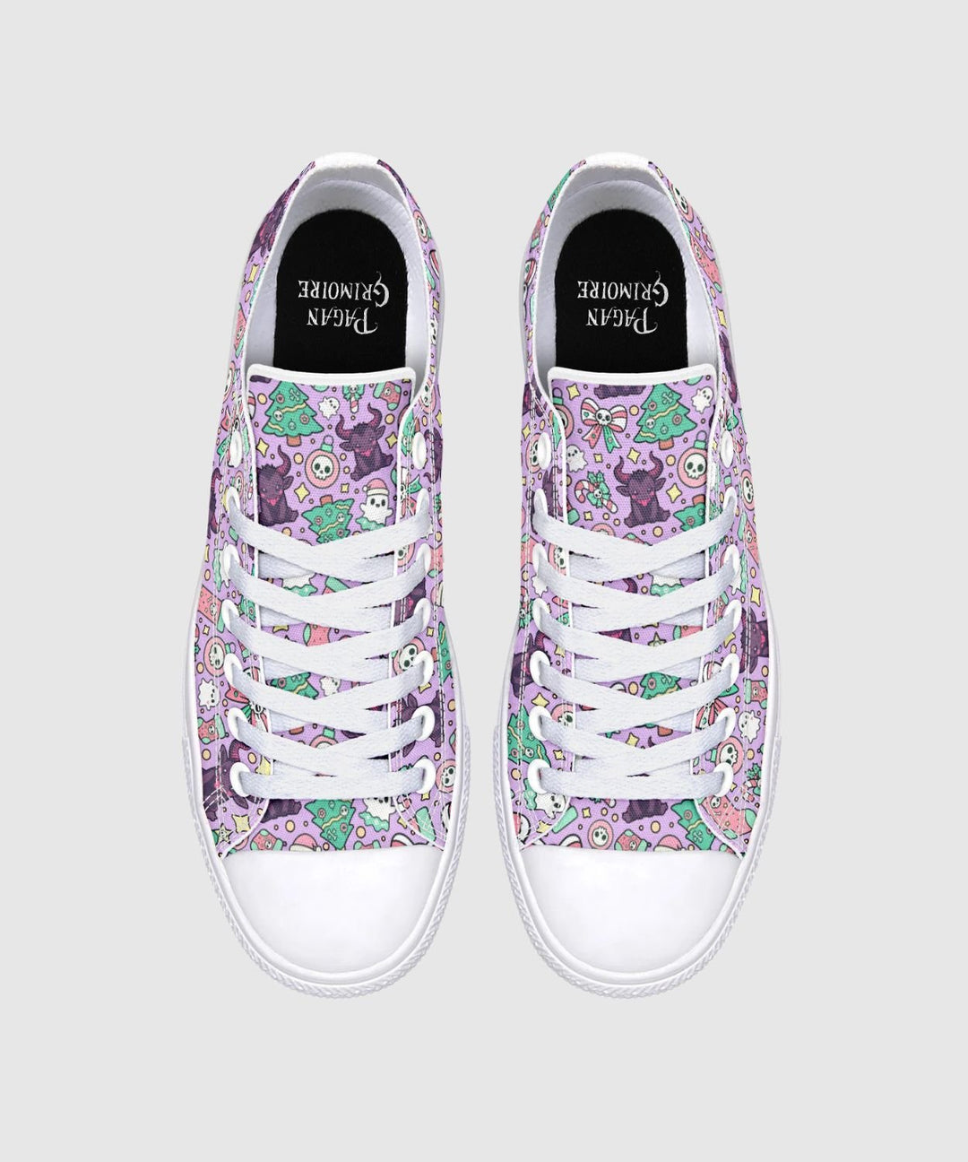 Cute Krampus Lowtops - The Pagan Grimoire