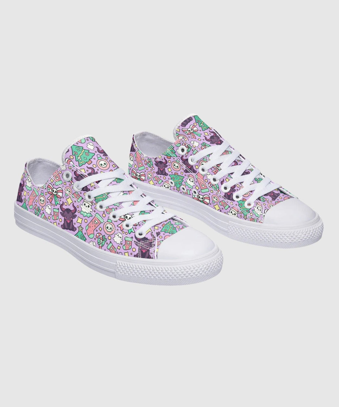 Cute Krampus Lowtops - The Pagan Grimoire