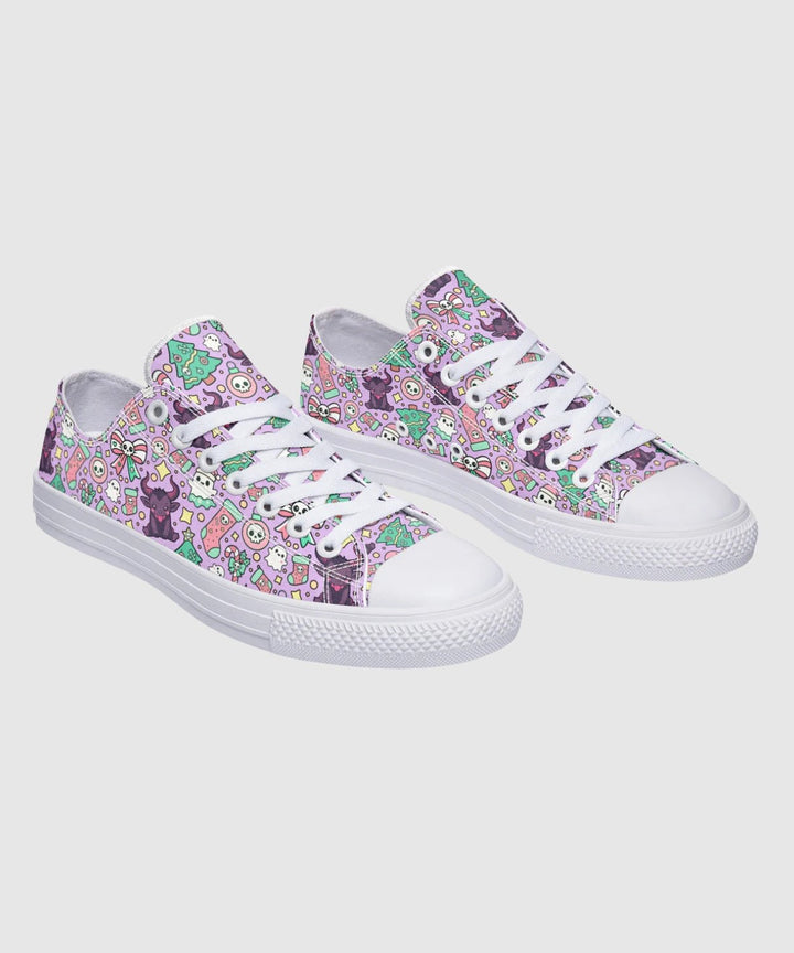 Cute Krampus Lowtops - The Pagan Grimoire