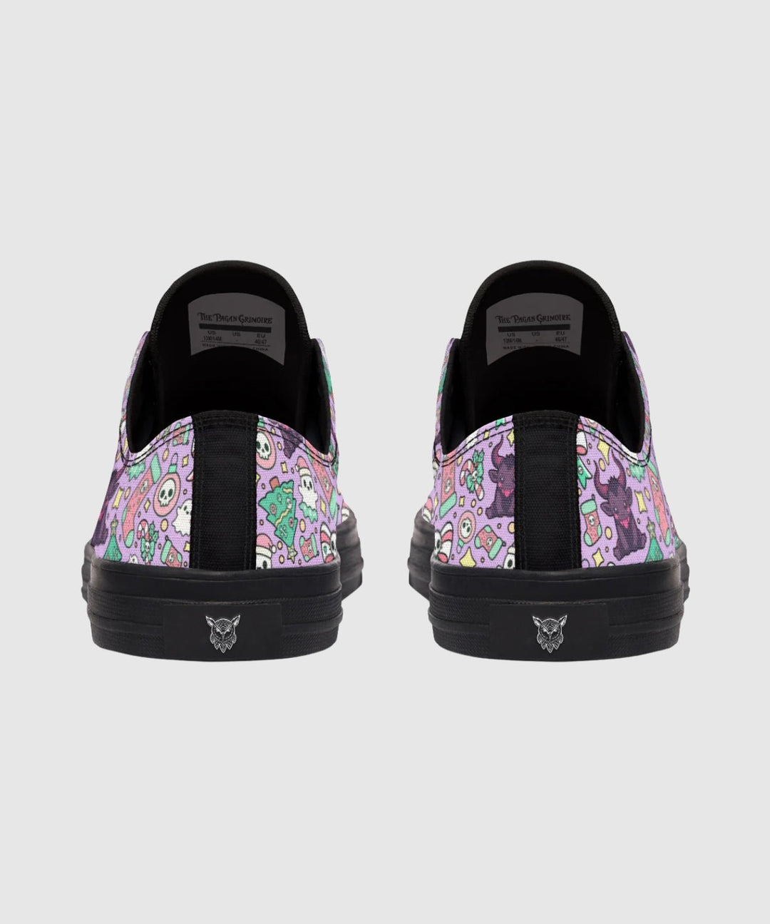 Cute Krampus Lowtops - The Pagan Grimoire