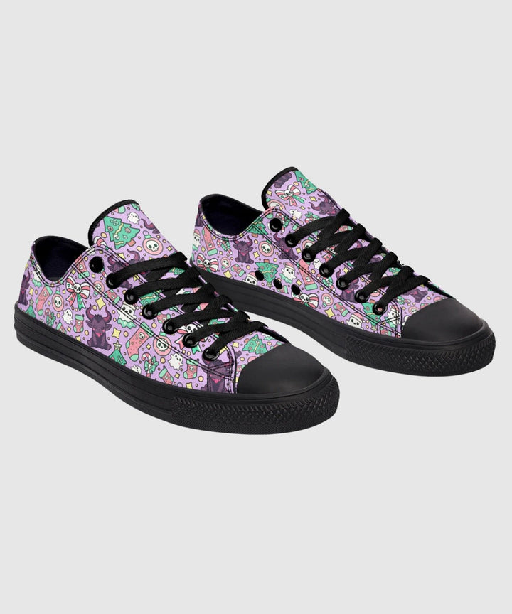 Cute Krampus Lowtops - The Pagan Grimoire