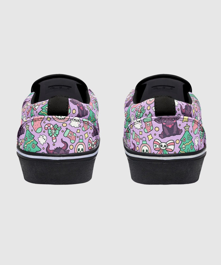 Cute Krampus Slip - On Shoes - The Pagan Grimoire