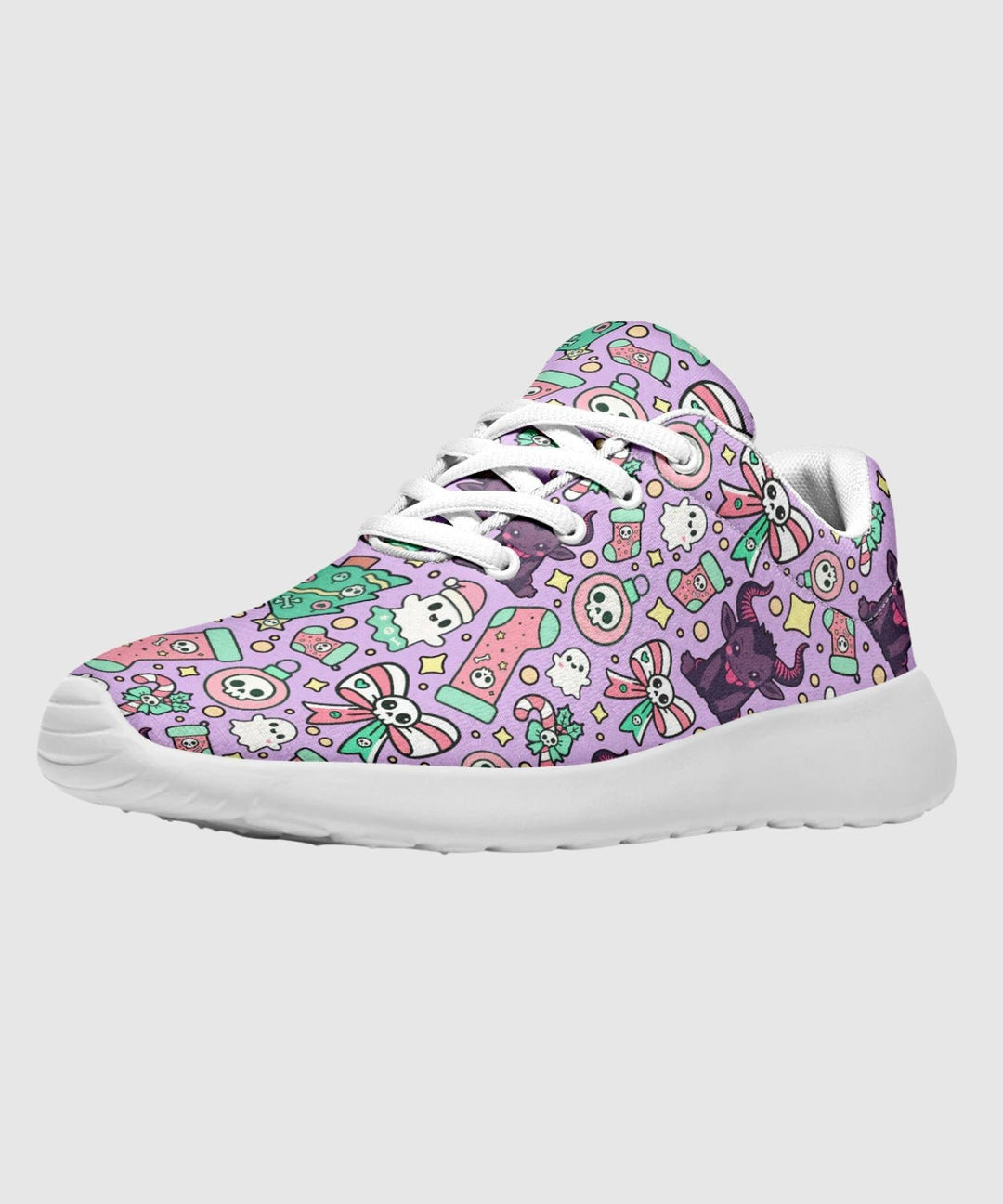 Cute Krampus Sneakers - The Pagan Grimoire