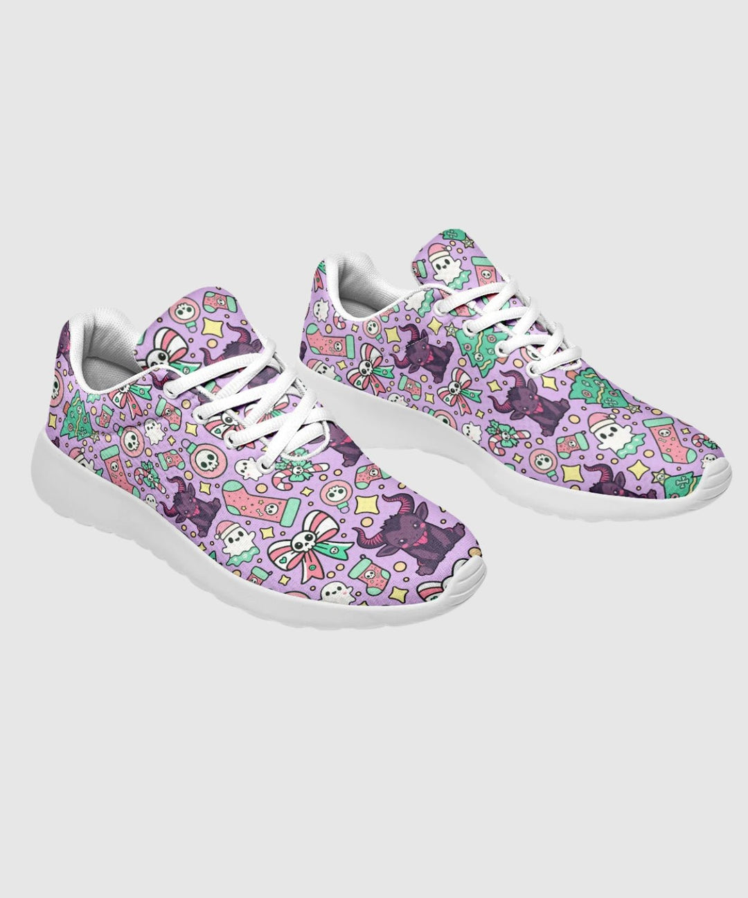 Cute Krampus Sneakers - The Pagan Grimoire