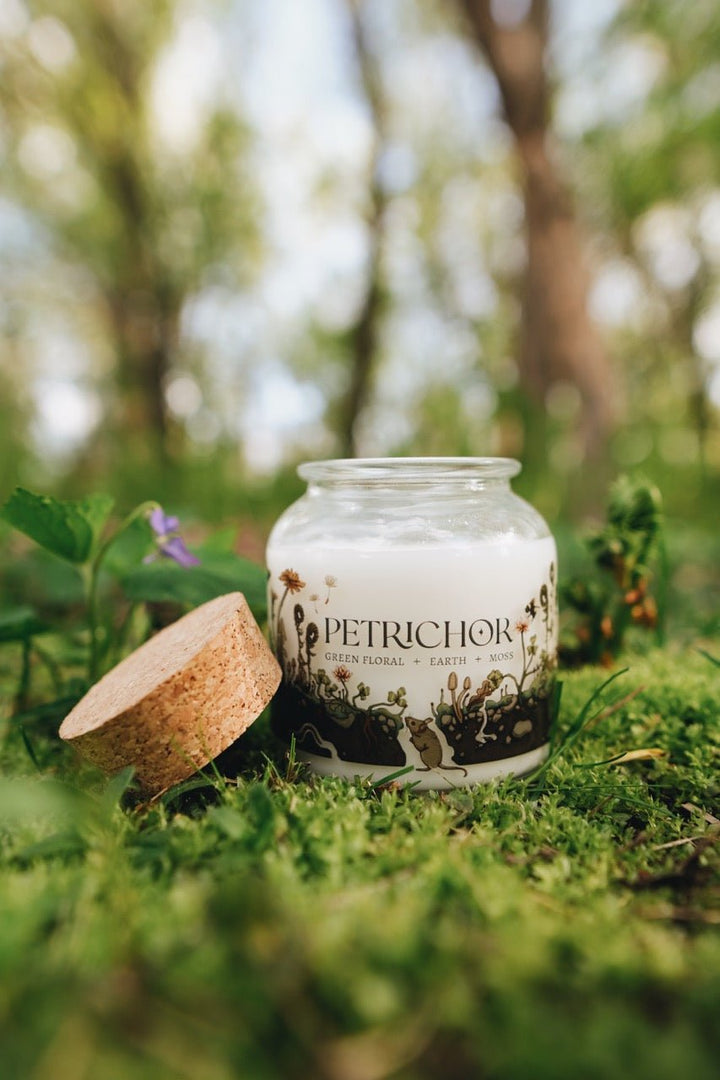 Petrichor | 8oz Apothecary Soy Candle - The Pagan Grimoire