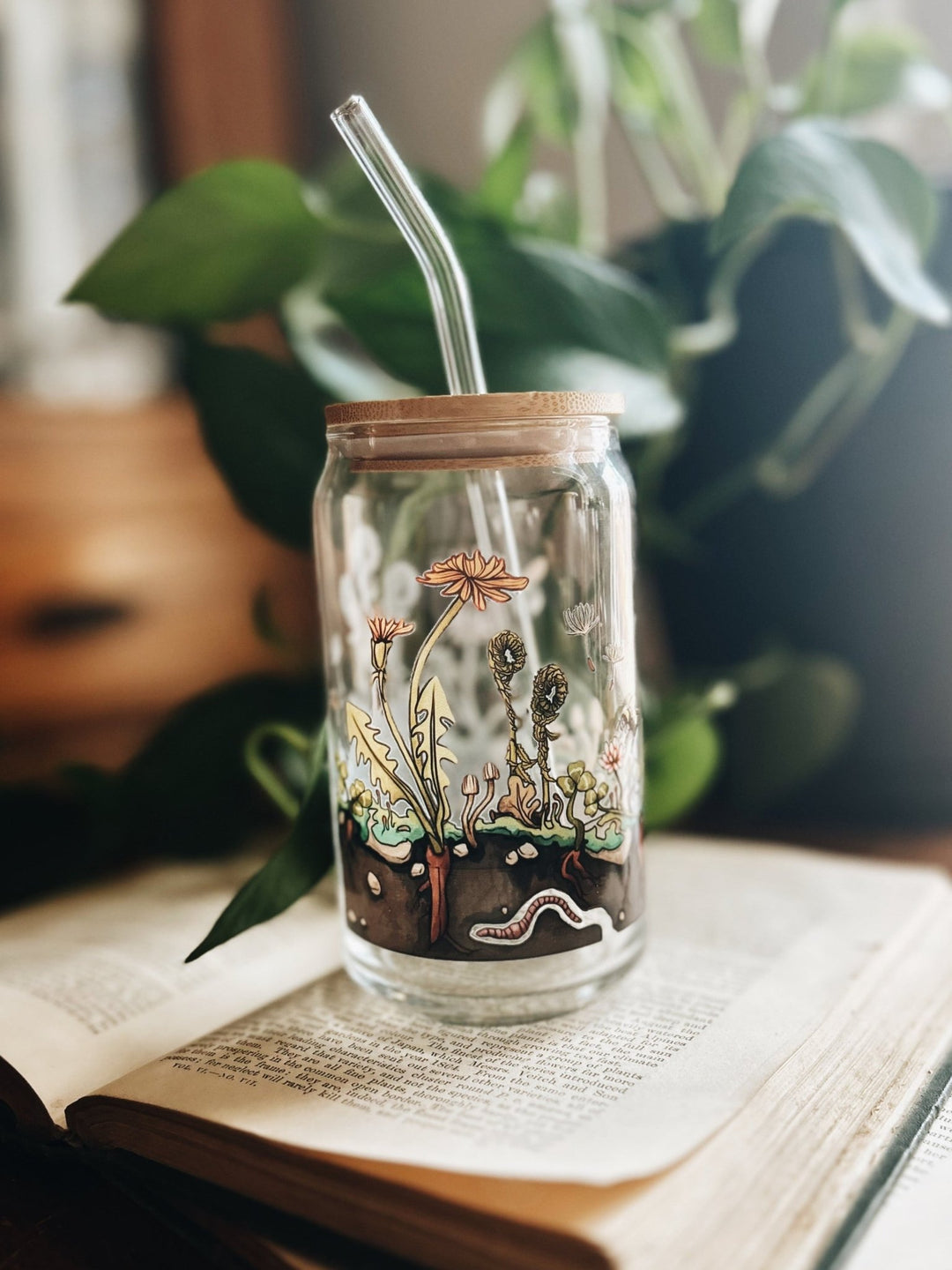 Wee Dirt Friends Glass Tumbler - The Pagan Grimoire