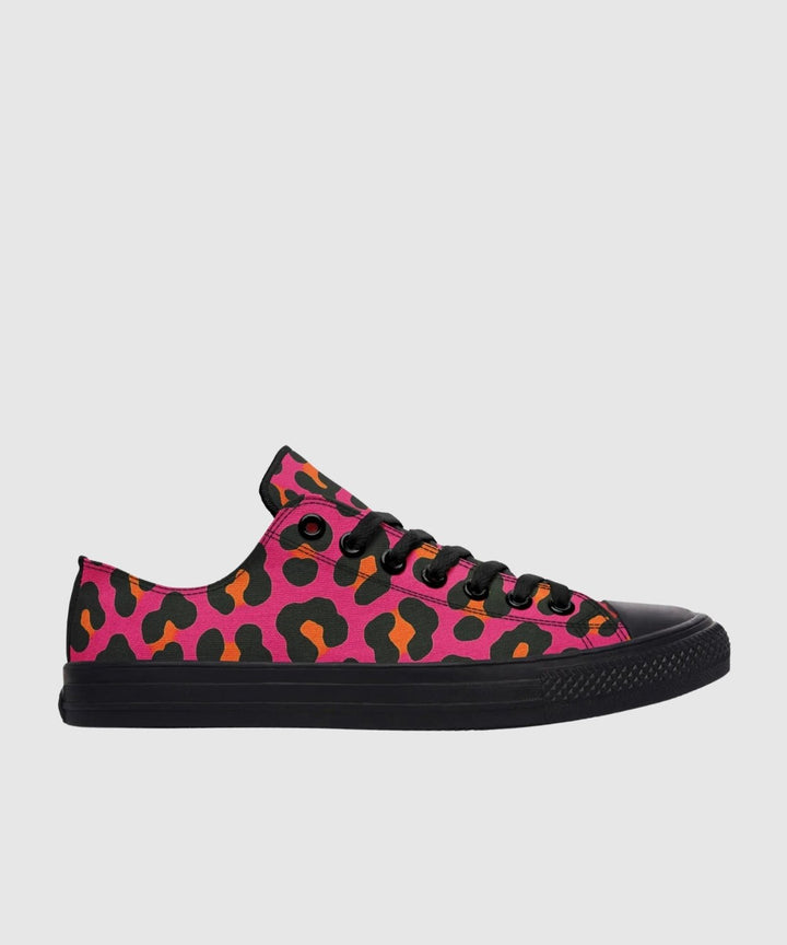 Electric Leopard Low Tops - The Pagan Grimoire
