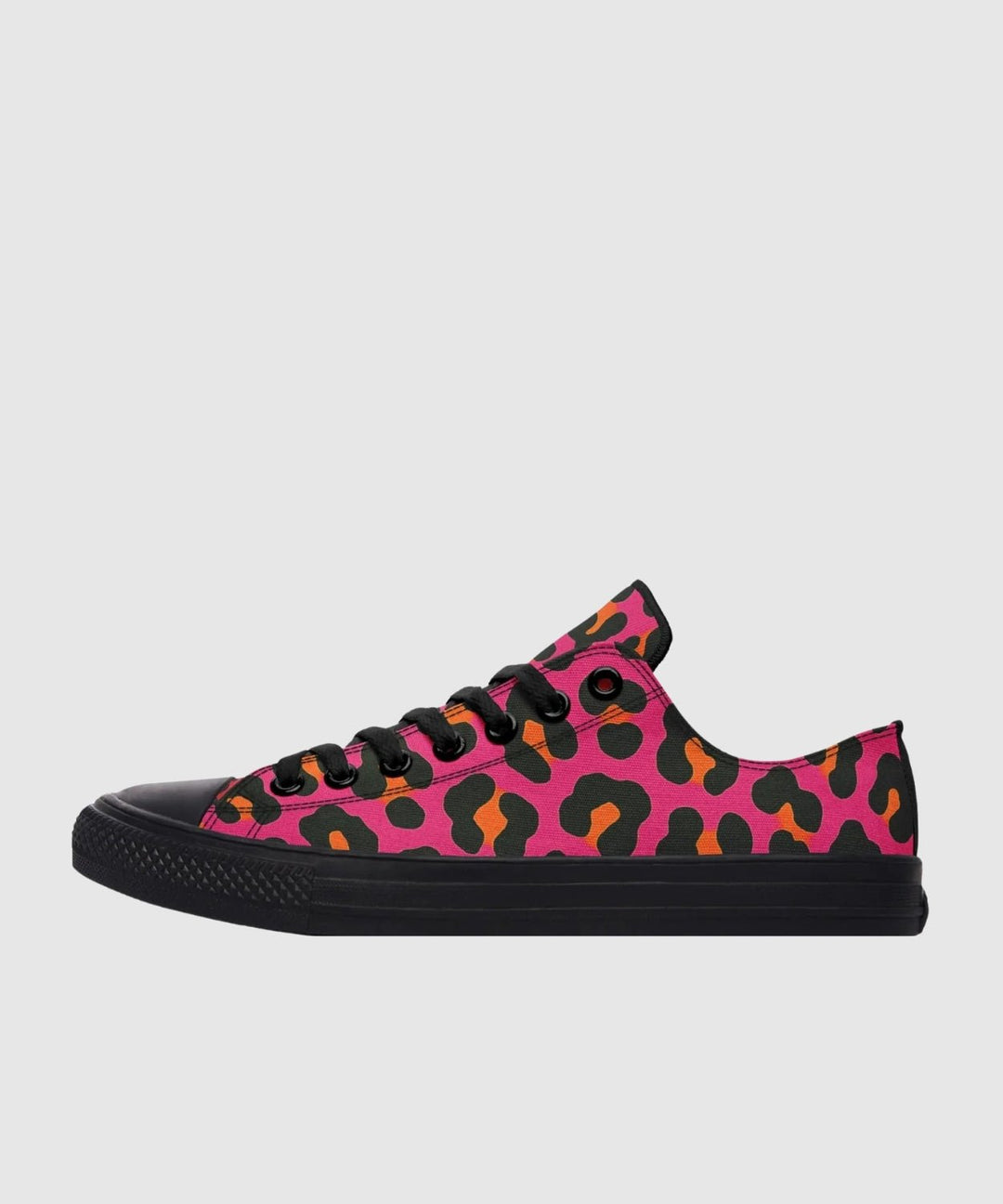 Electric Leopard Low Tops - The Pagan Grimoire