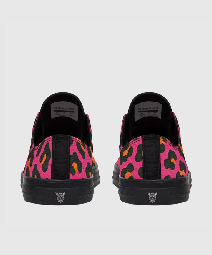 Electric Leopard Low Tops - The Pagan Grimoire