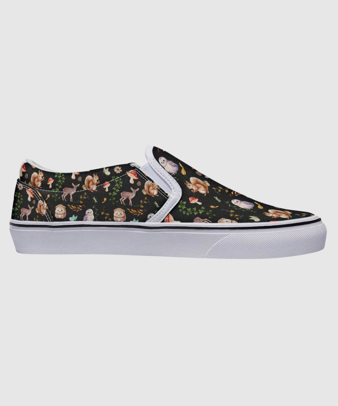 Fall Forest Friends Slip - On Shoes - The Pagan Grimoire