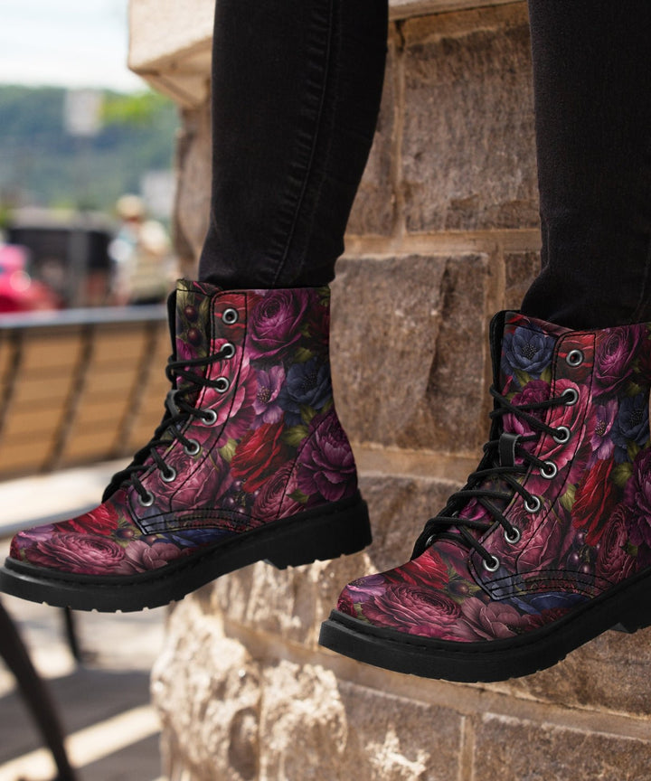 Floral Romantasy Boots - The Pagan Grimoire