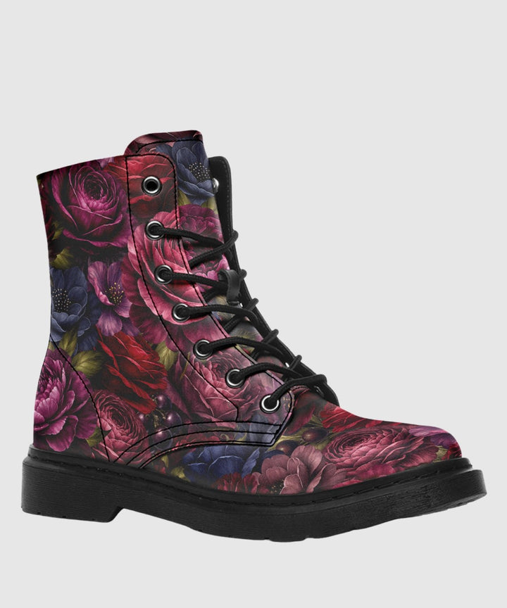 Floral Romantasy Boots - The Pagan Grimoire
