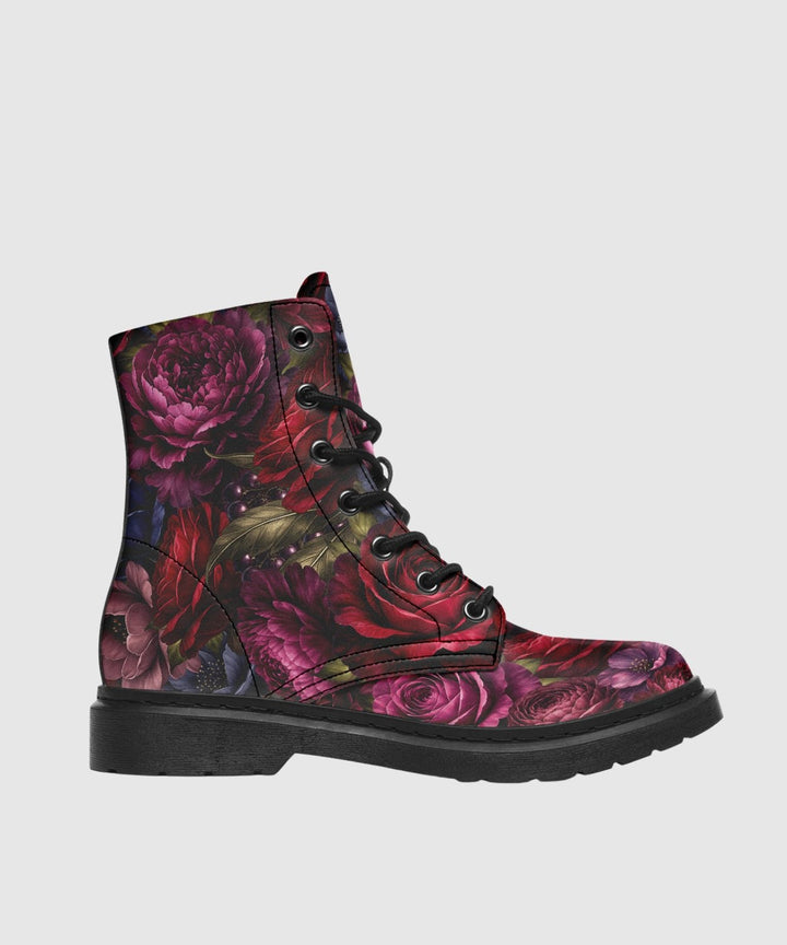 Floral Romantasy Boots - The Pagan Grimoire
