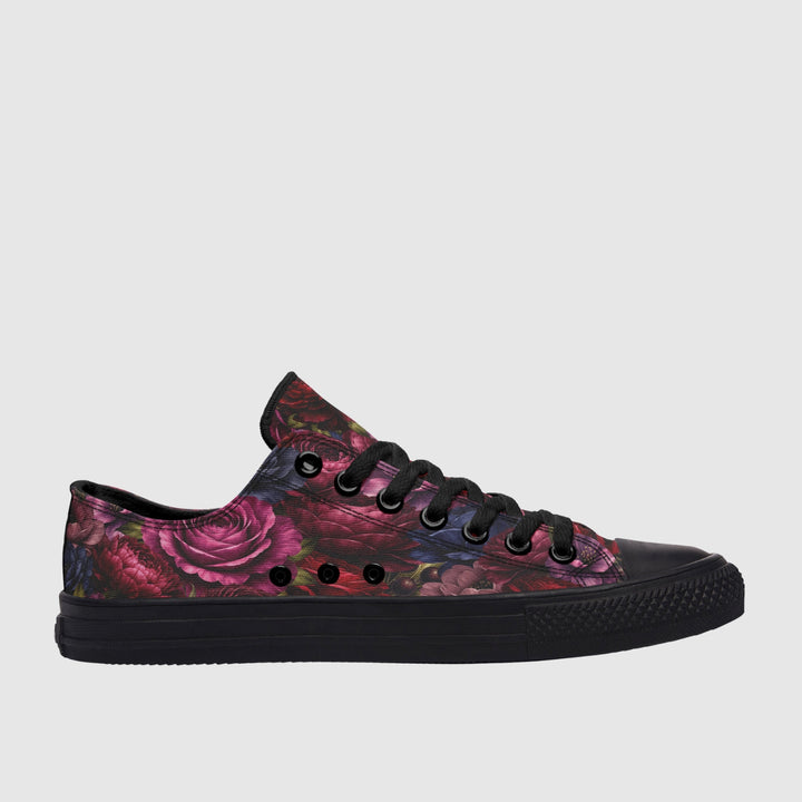 Floral Romantasy Low Tops - The Pagan Grimoire