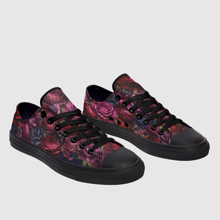 Floral Romantasy Low Tops - The Pagan Grimoire