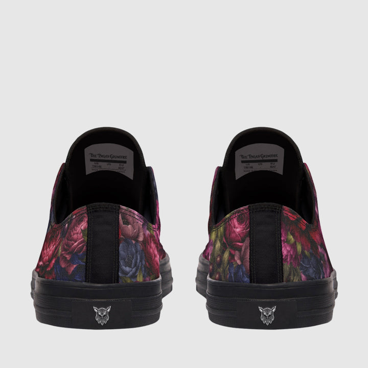 Floral Romantasy Low Tops - The Pagan Grimoire