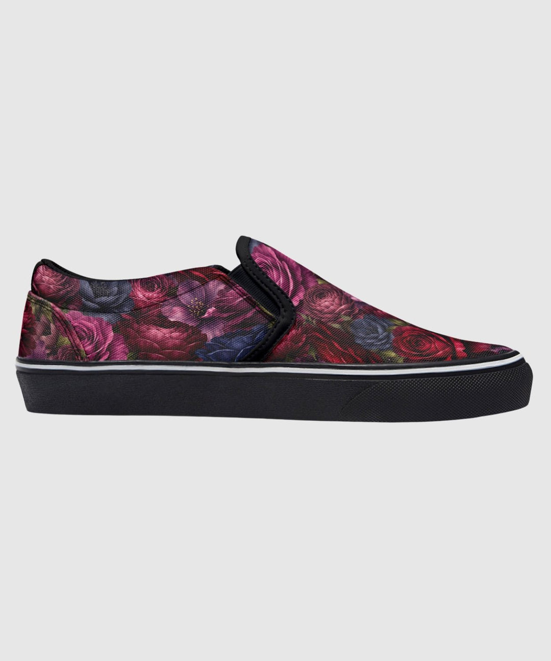 Floral Romantasy Slip On Shoes - The Pagan Grimoire